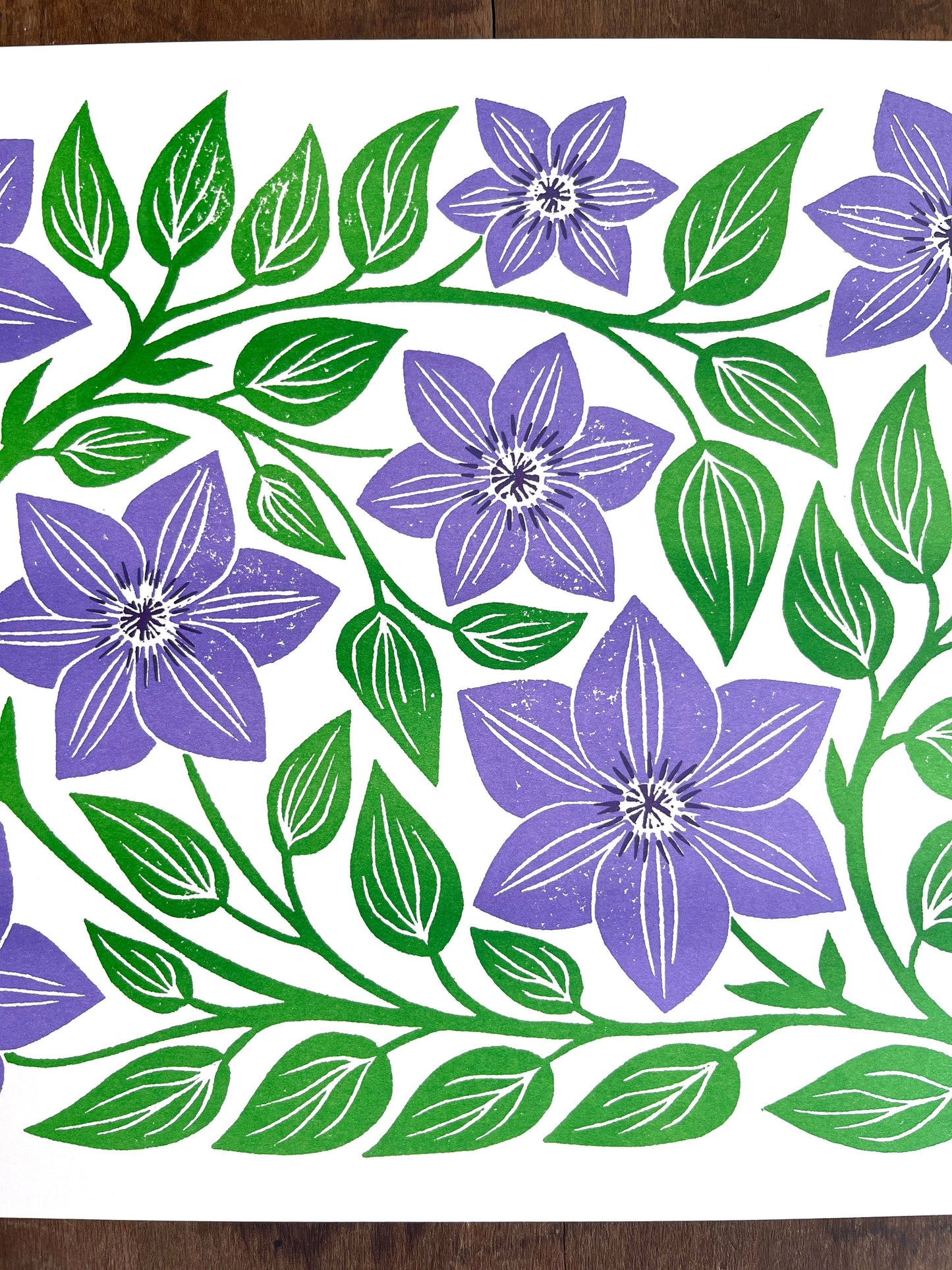Garden Series Print | Clematis