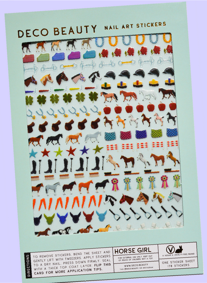 Nail Art Stickers | Horse Girl