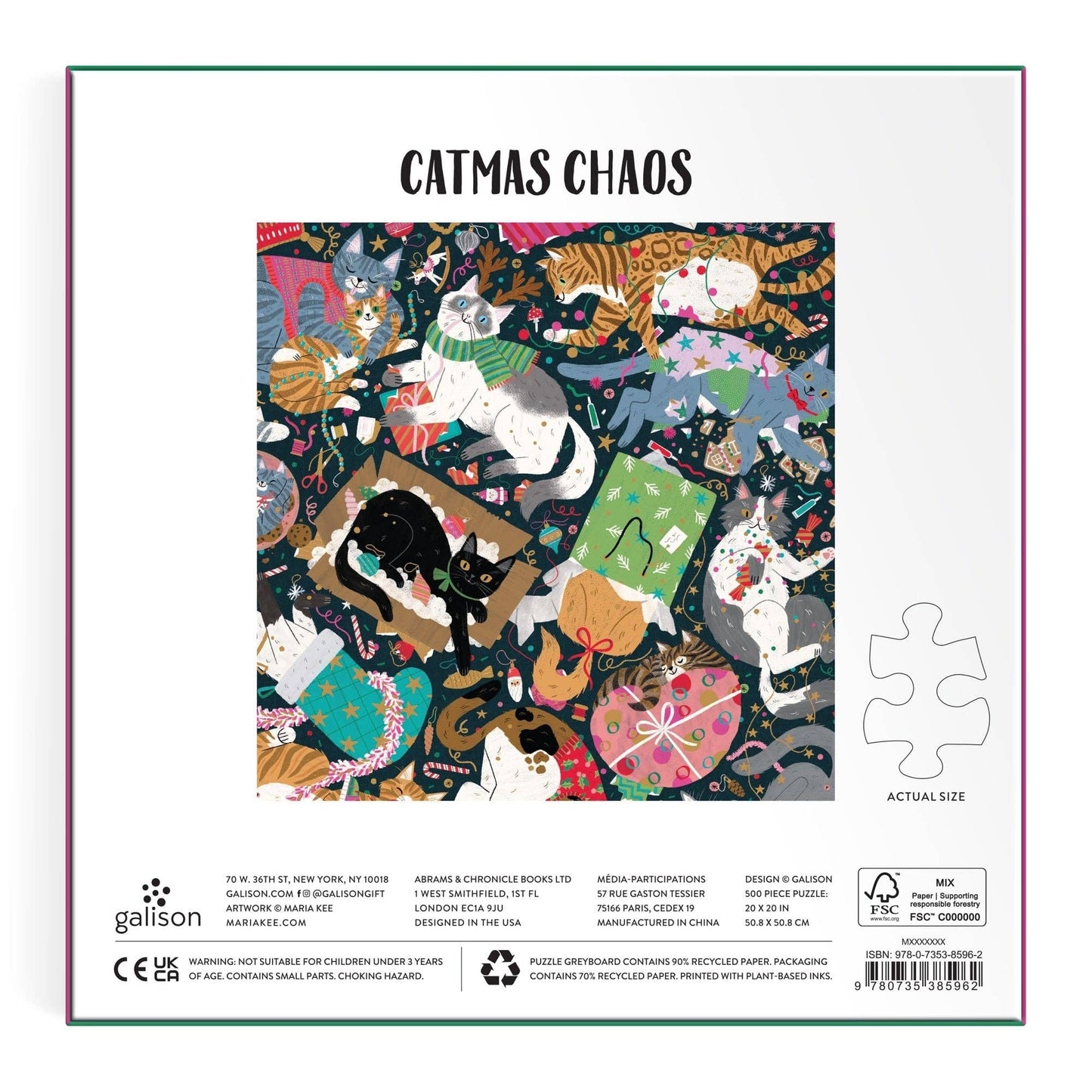 Catmas Chaos | 500 Piece Foil Puzzle