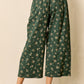 Floral Balloon Pants | Hunter Green