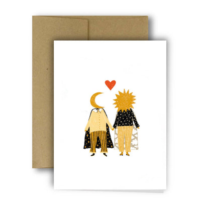 Sun Person & Moon Person Card 