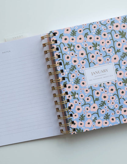 2026 Pocket Size Planner | Coral Floral