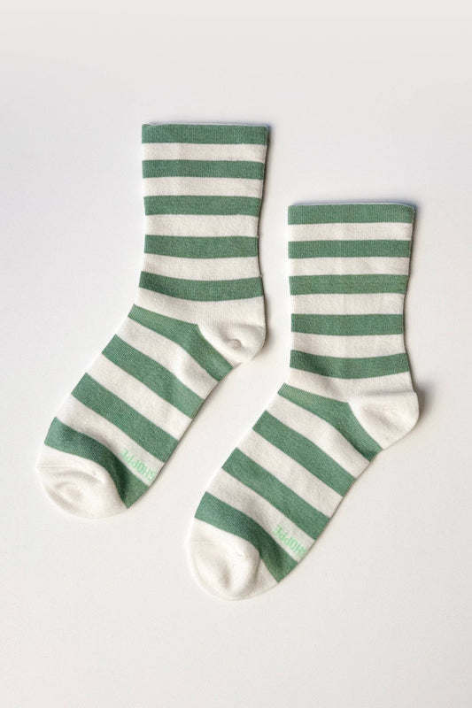 Wally Socks | Wide Matcha