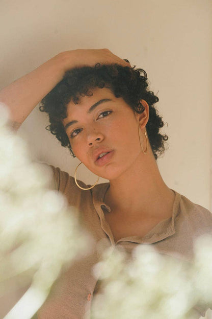 Lasso Hoop Earrings | Gold Vermeil