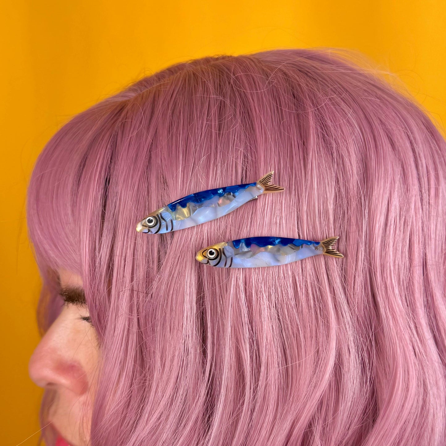 Sardine Barrettes | Set of 2