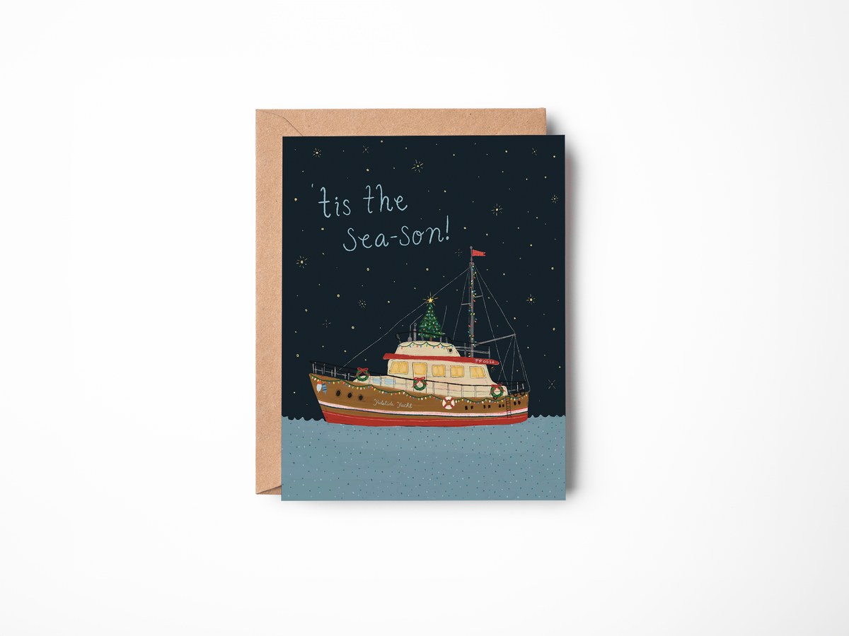 Holiday Boat Card