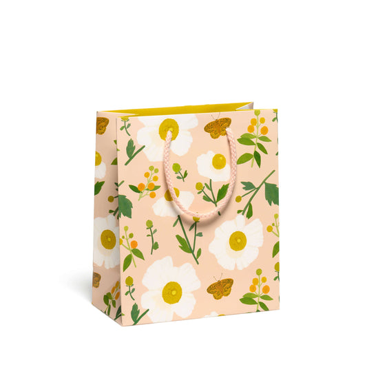 White Poppies Gift Bag | Medium