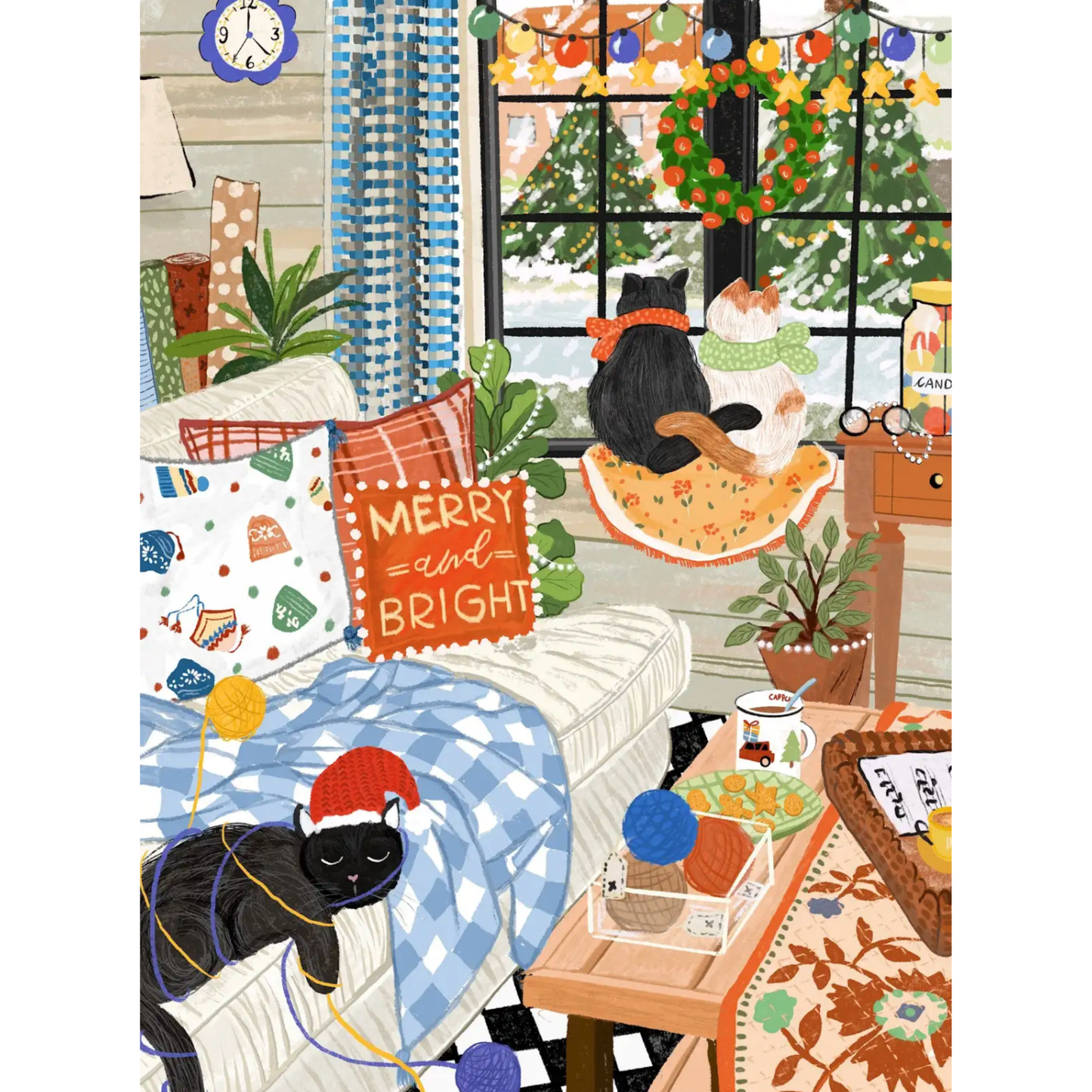 A Cozy Cat Christmas Puzzle | 1000 Pieces