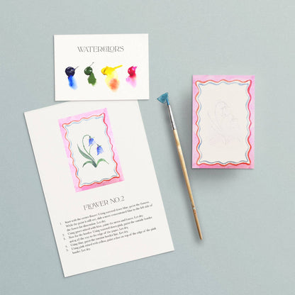 Mini Watercolor Kit | Flowers
