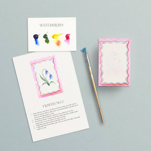 Mini Watercolor Kit | Flowers