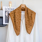 Floral Square Scarf | Camel