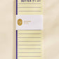 'Butter' Get It Done Notepad