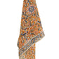 Kalamkari Cotton Bandana | Cobalt Floral