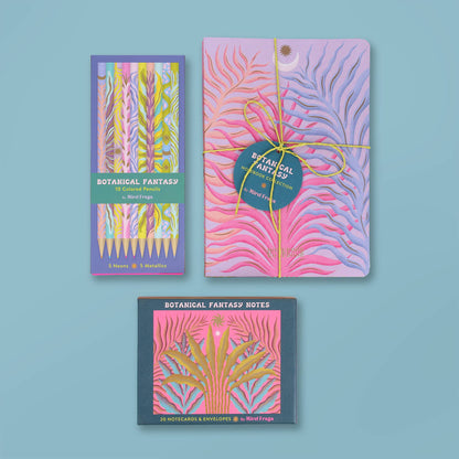 Botanical Fantasy Notes | 20 Cards + Envelopes