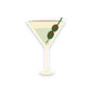 Martini Glass Sticker