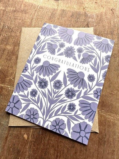 Congratulations Floral Card