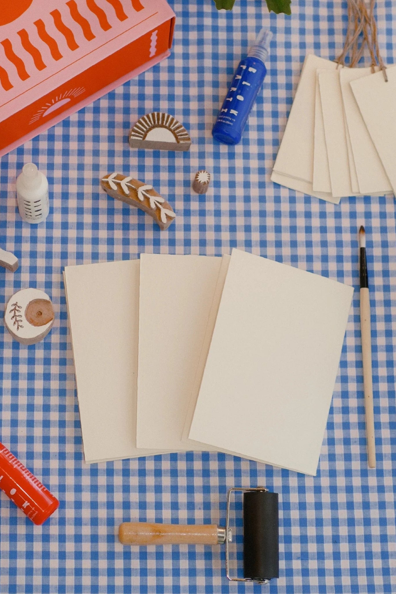 Block Printing Kit | Cosmic Stationery