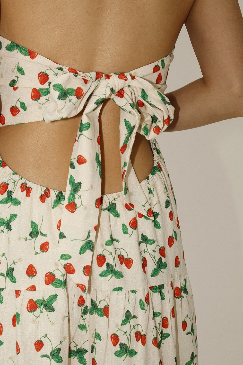 Sweet As Pie Strapless Midi Dress