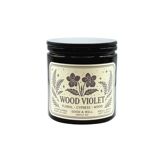 Wood Violet Soy Candle