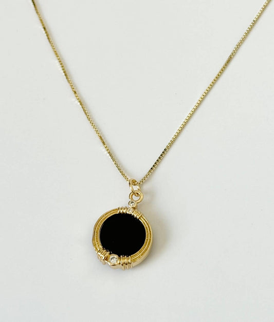 Boris Necklace | Black