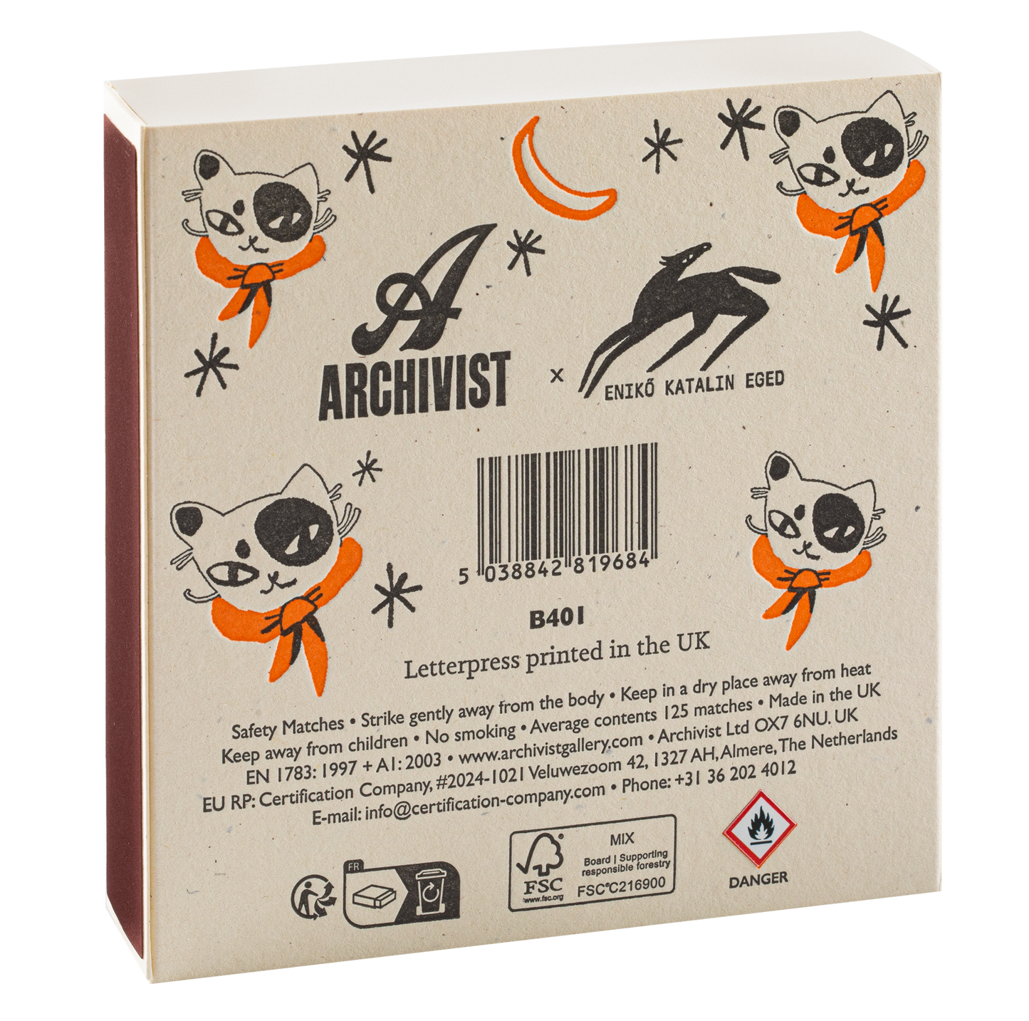 Box of Matches | Black Spotted Kitten