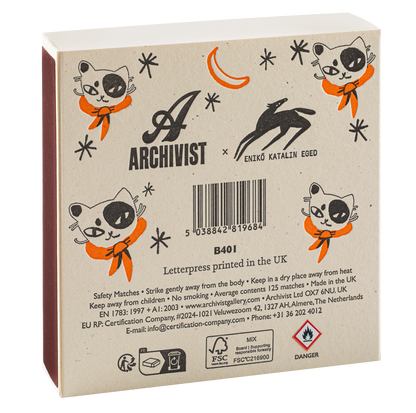Box of Matches | Black Spotted Kitten