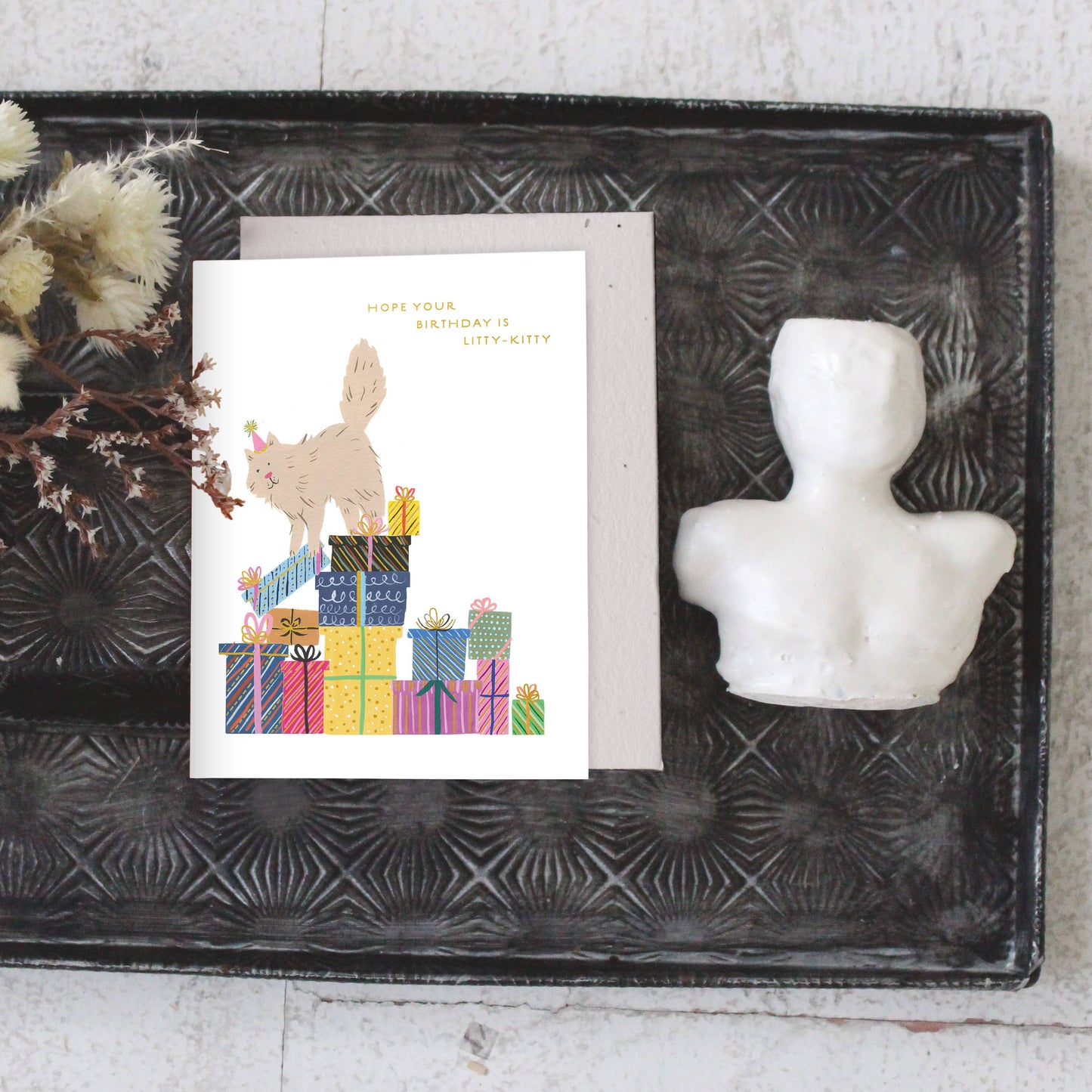 Purr-fect Presents Birthday Card