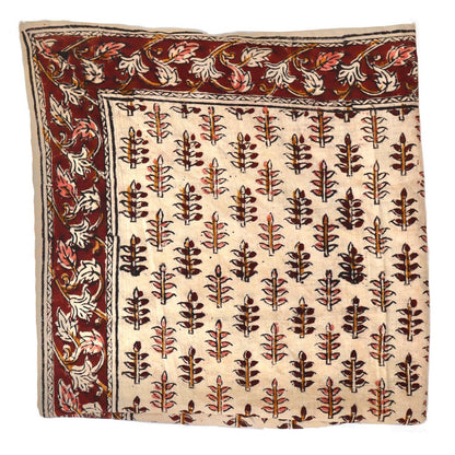 Kalamkari Cotton Bandana | Pine Grove