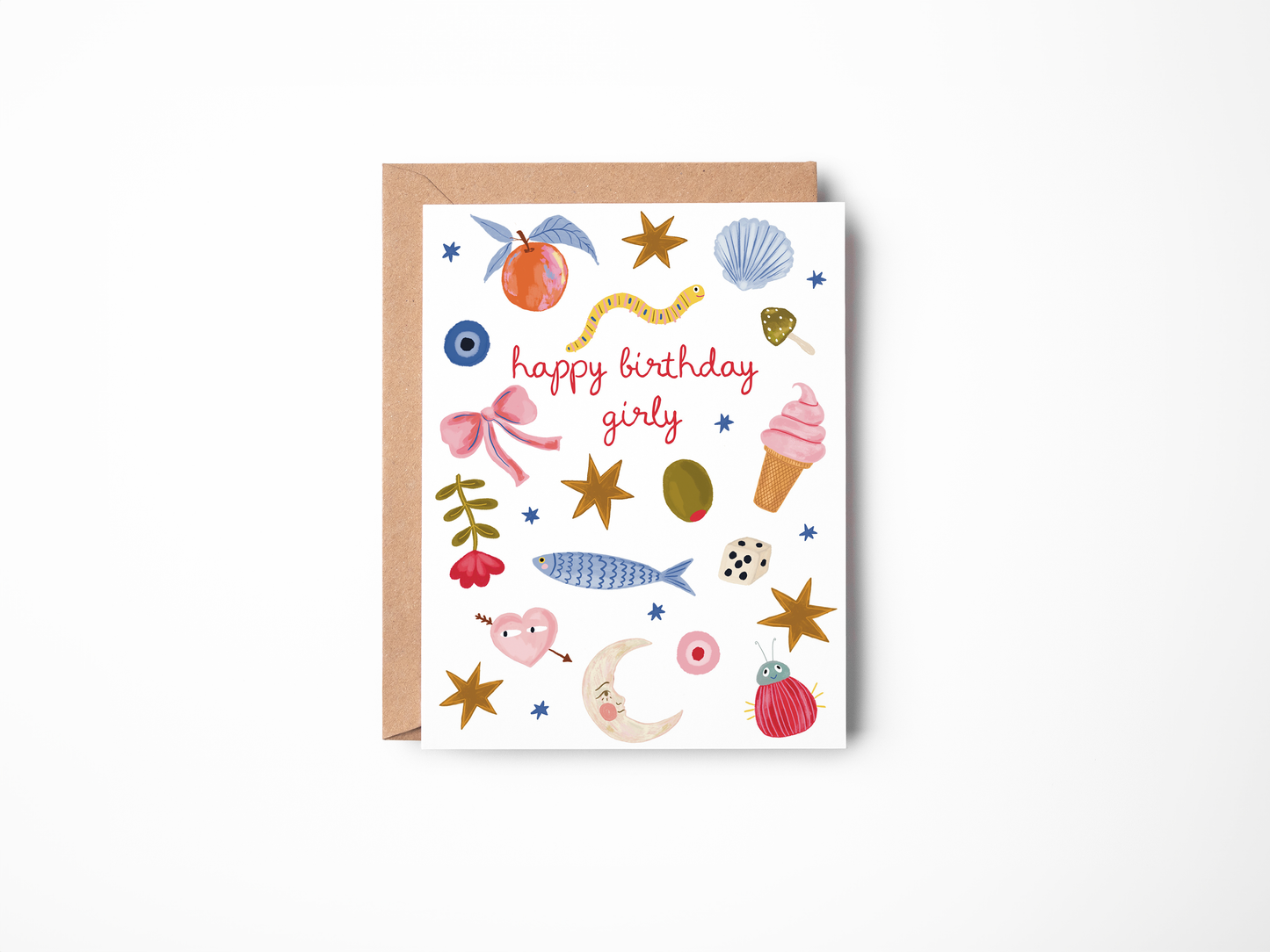 Happy Birthday Girly Card