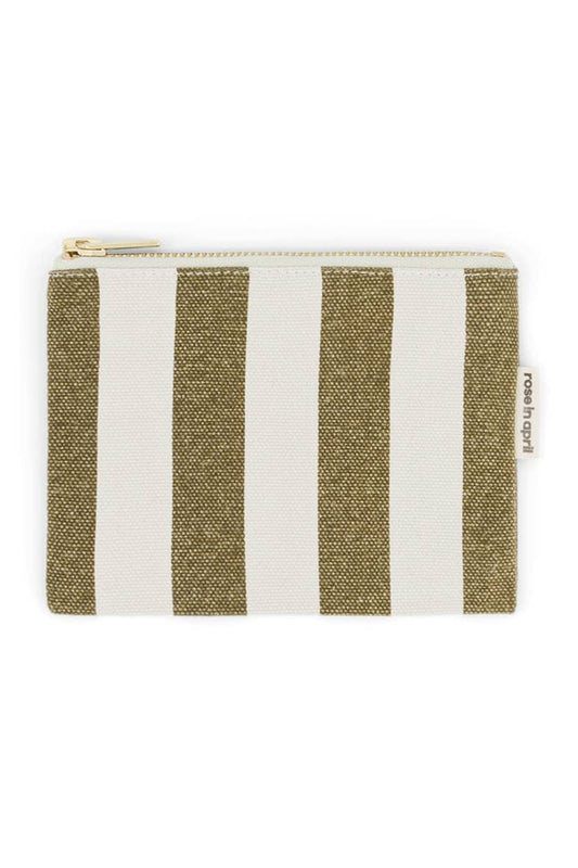 Marie Coin Purse | Olive + Greige