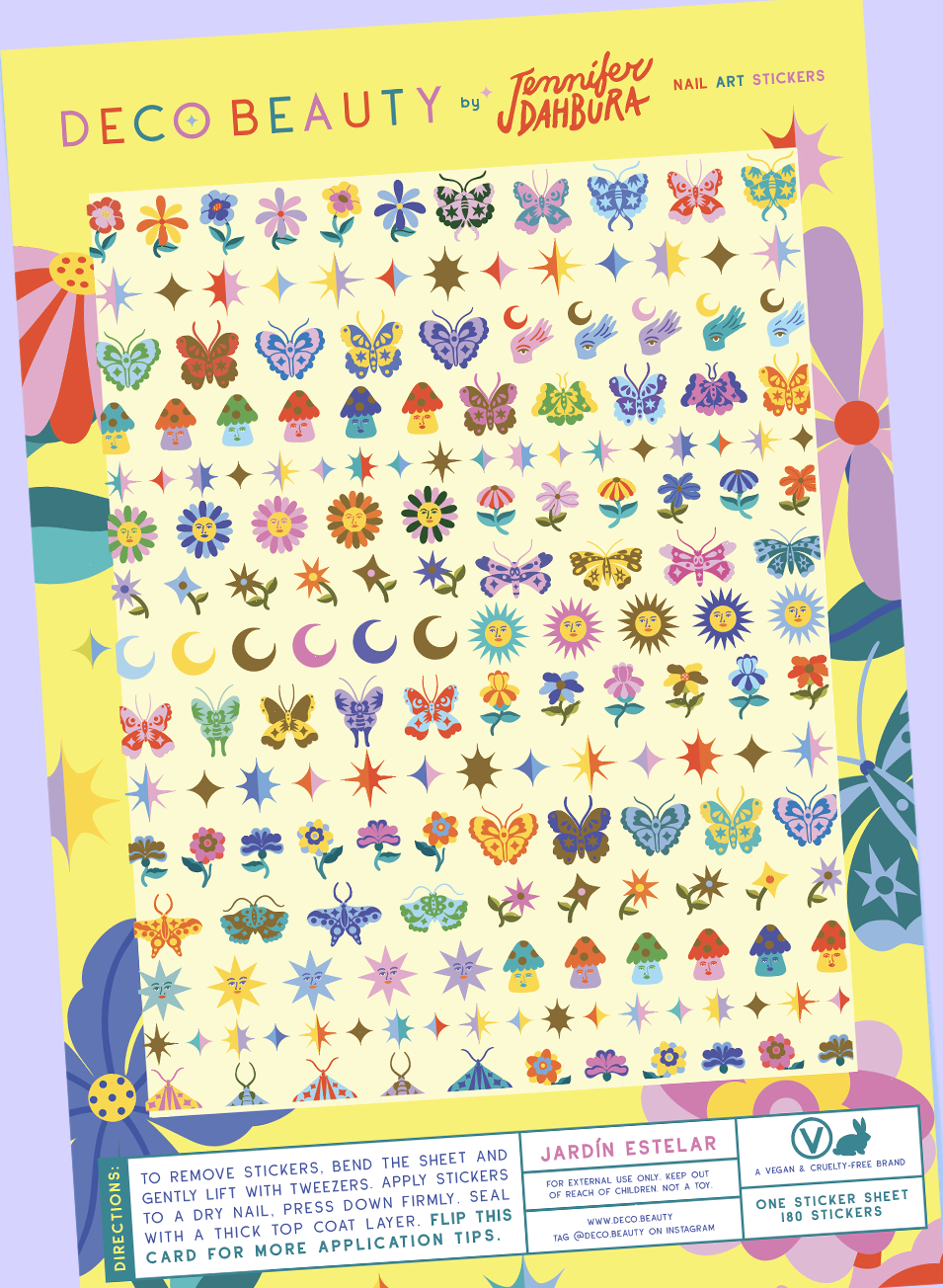 Nail Art Stickers | Jardin Estelar