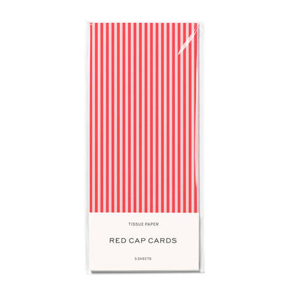 Tissue Paper Pack | Red Pinstripes