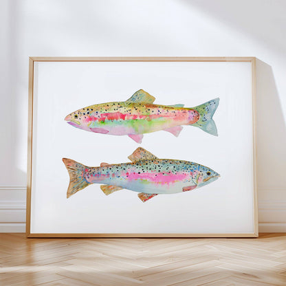Rainbow Trout Print | 8 x 10