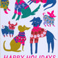 The Ultimate Dogs in Christmas Sweaters Note Card