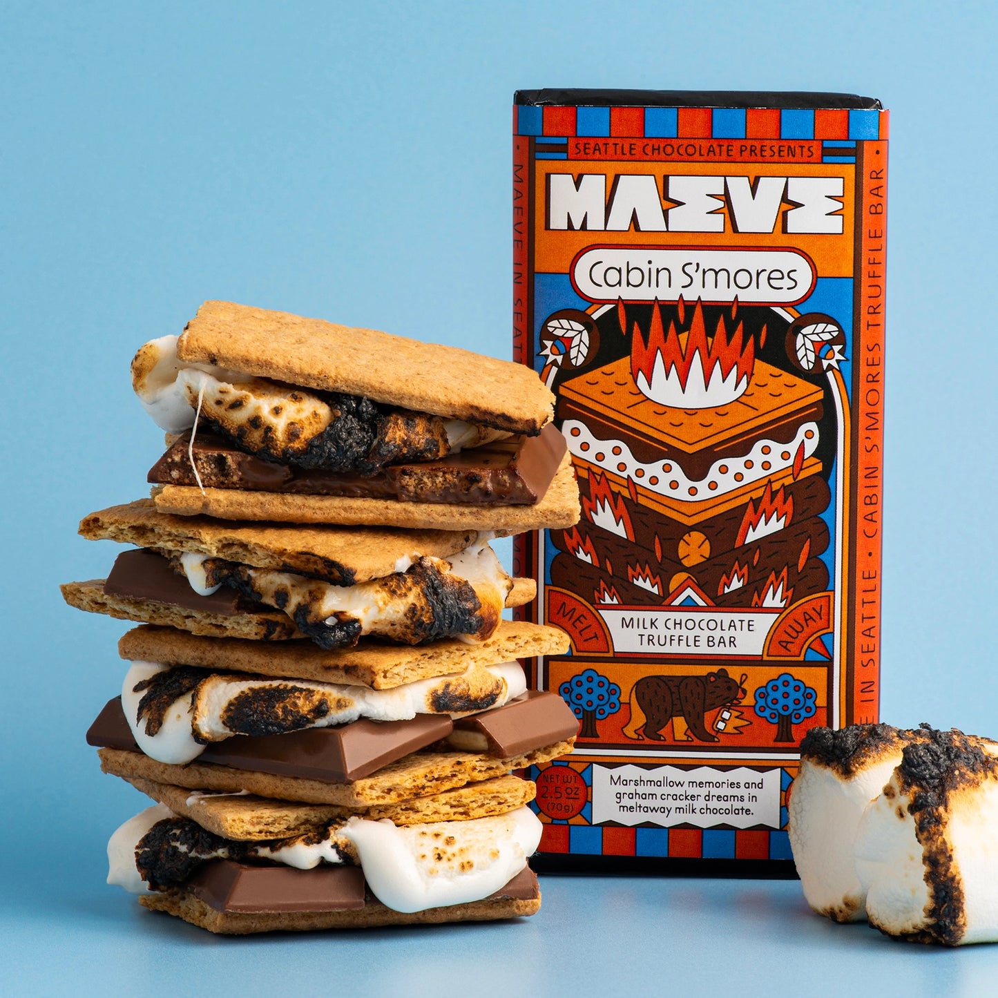 Cabin S'mores Truffle Bar