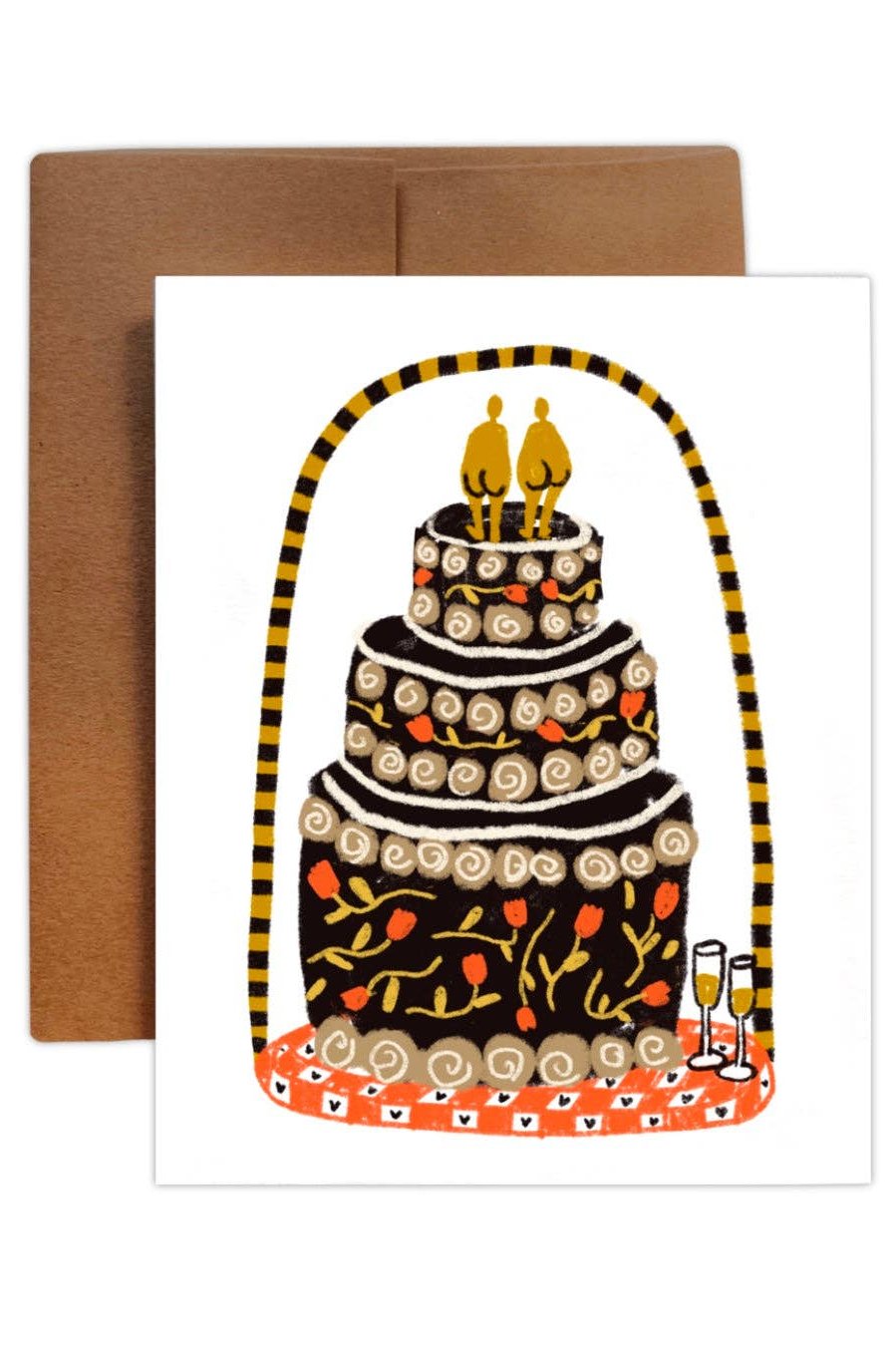 Wedding Cake Greeting Card