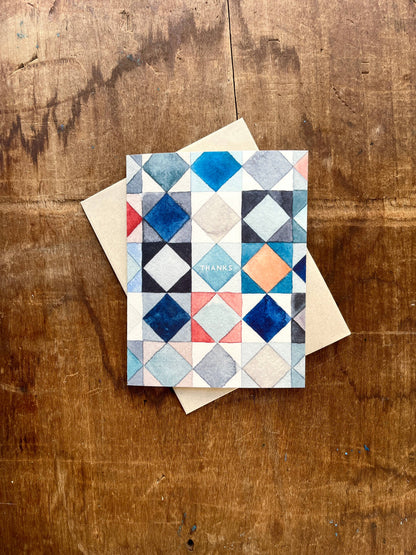 Thanks Quilted Card