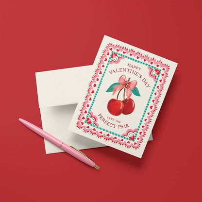 Cherries Valentine Card