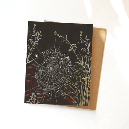 Halloween Spiderweb Card