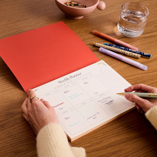 Weekly Undated Planner | Folklore Birds