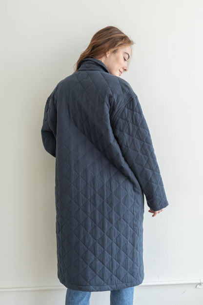 Winter Waters Quilted Coat