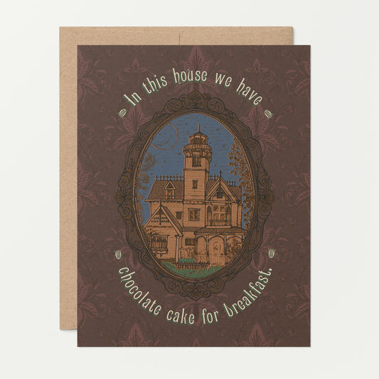 Chocolate Cake for Breakfast Card