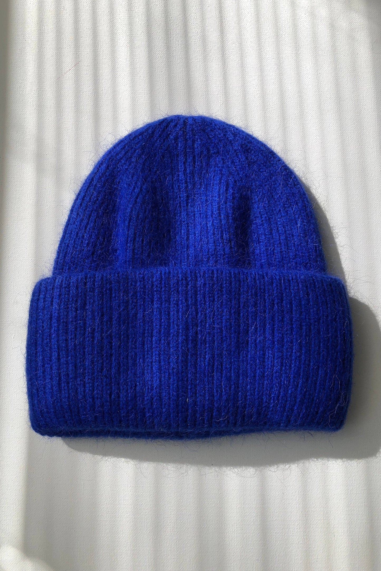 Royal Angora Beanie | Royal Blue