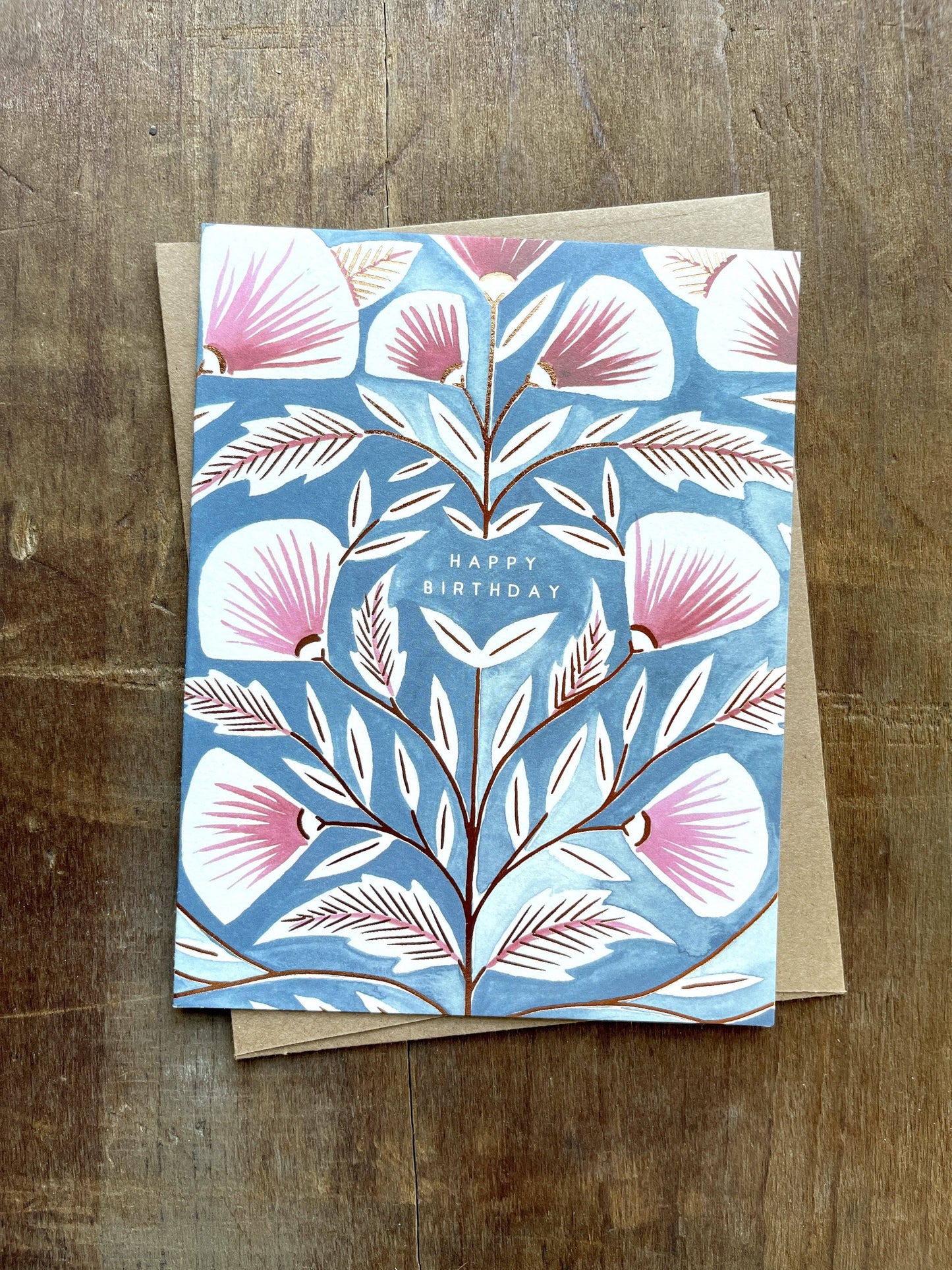 Happy Birthday Foil Stamped Card