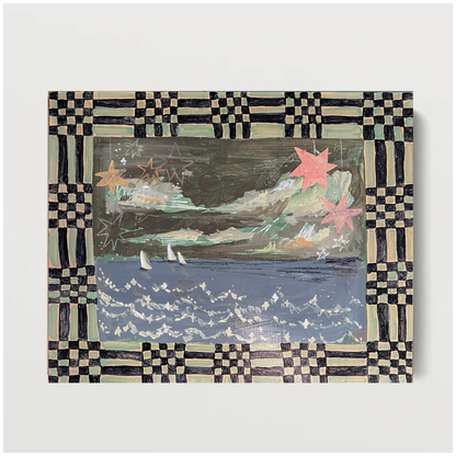 Moody Coastal Art Print | 8 x 10