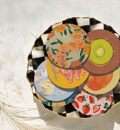 Sunset Blossoms Coaster