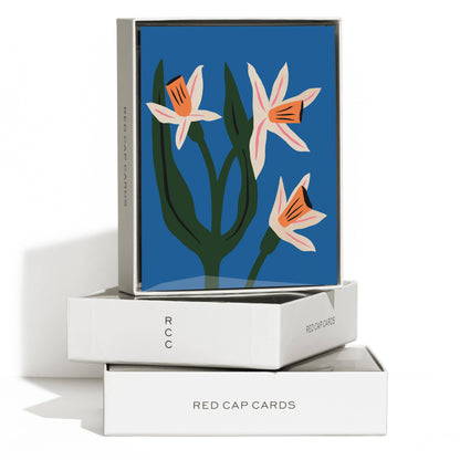 Blue Daffodils Card | Box of 8