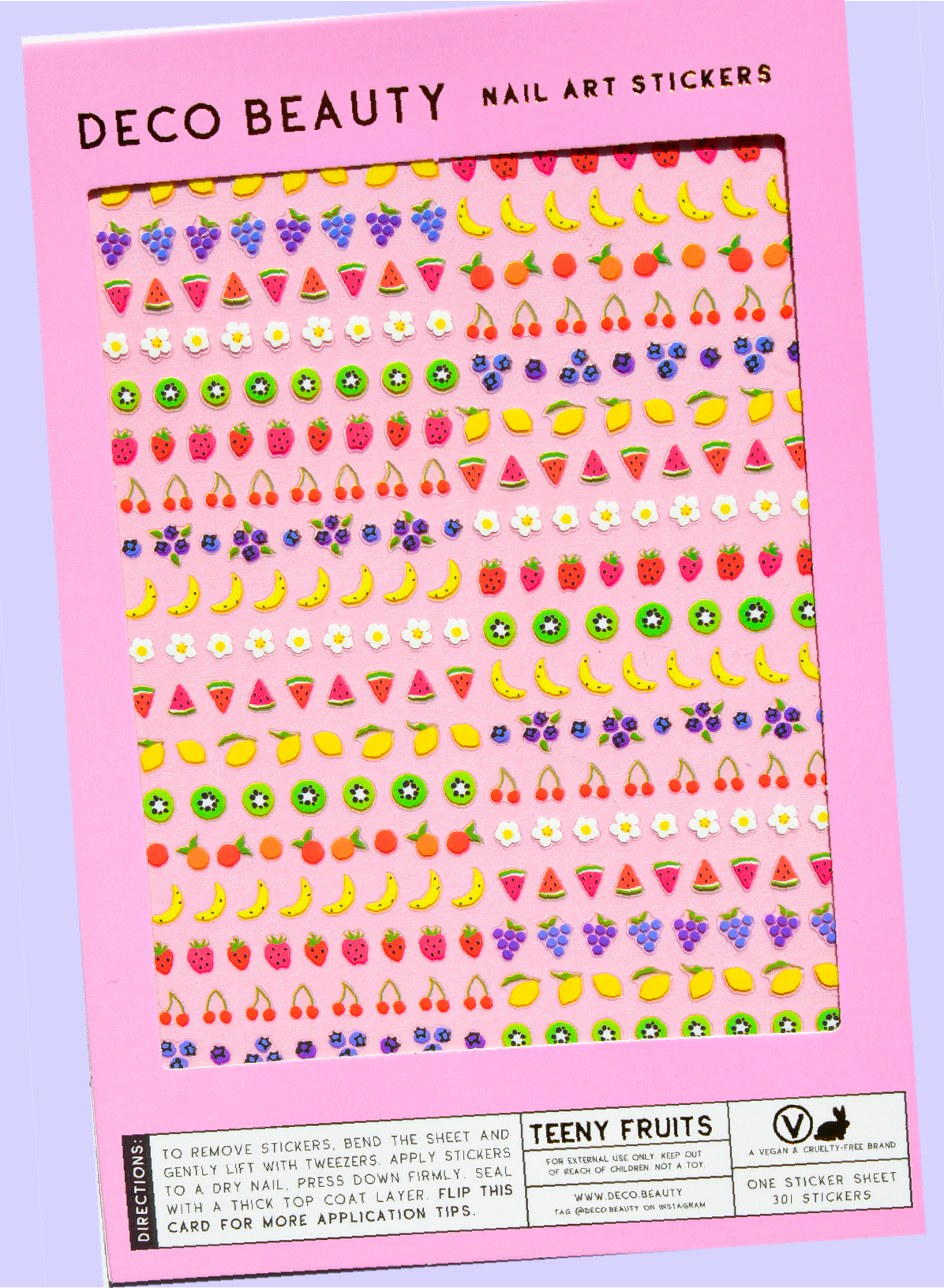 Nail Art Stickers | Teeny Fruits