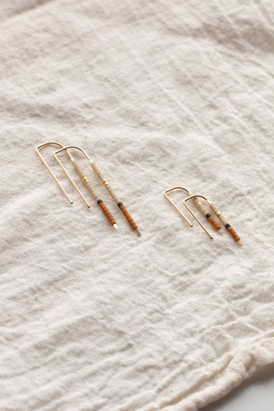 Mala Ear Pins | Large | Rust