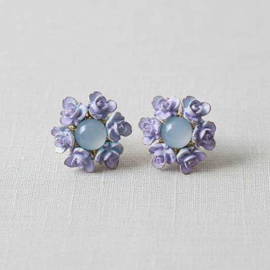 Frosting Floral Studs